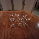 6 liqueur glasses