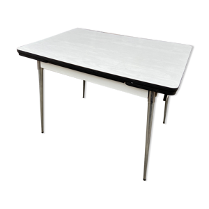 Table de cuisine formica vintage