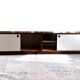 Two Scandinavian (Danish) teak sideboards with sliding doors.