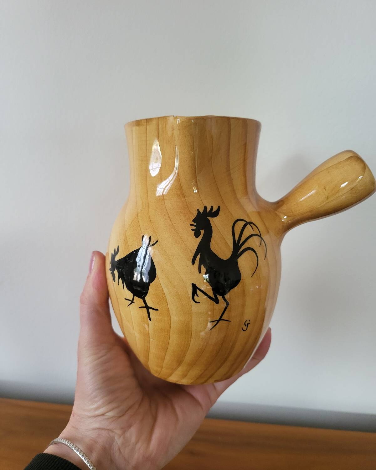 Vallauris Grandjean Jourdan Ceramic Pitcher