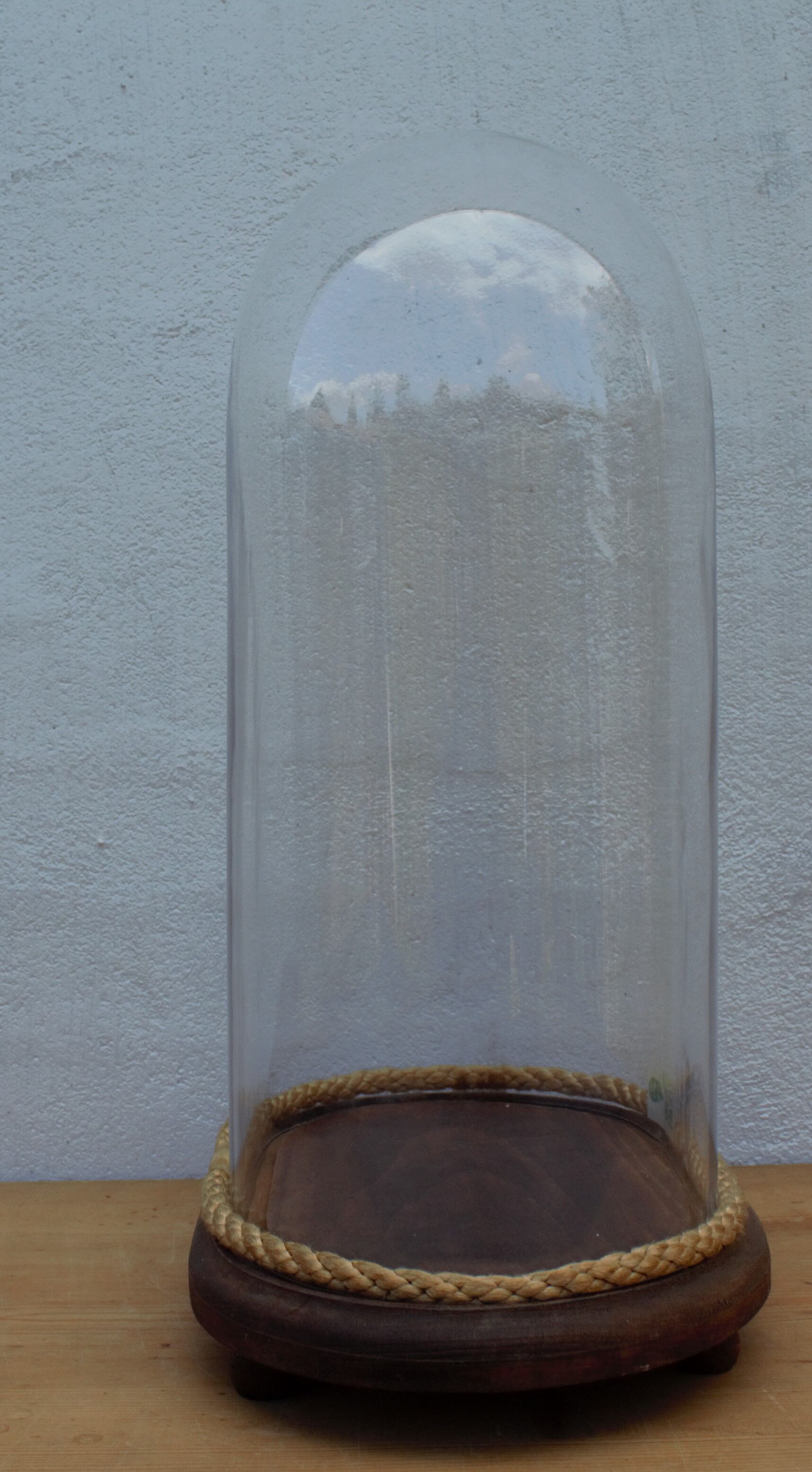 Old wedding glass globe