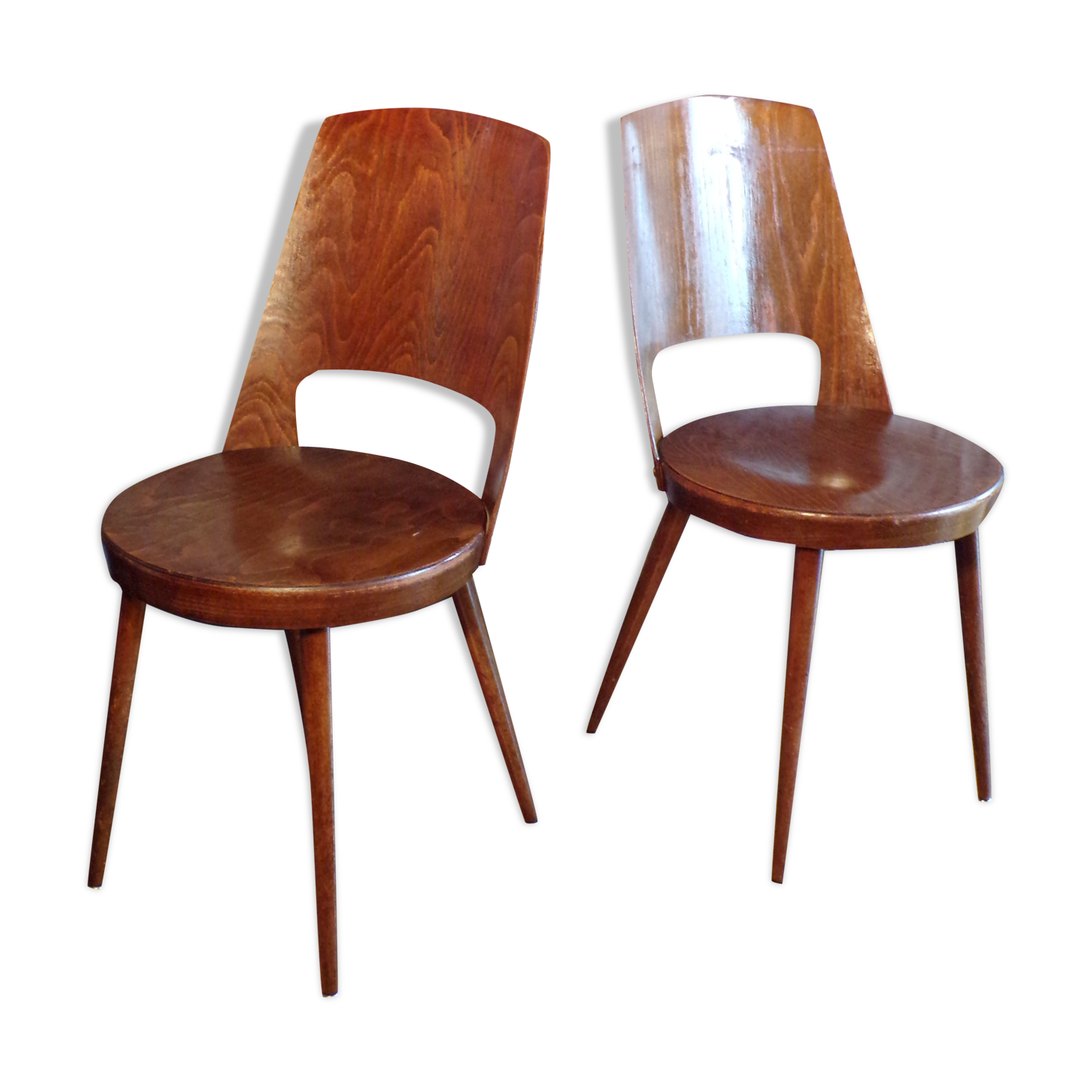 Pair of Baumann Mondor echaises