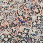 Tapis persan classique antique bleu clair 10x13, 296x386 cm