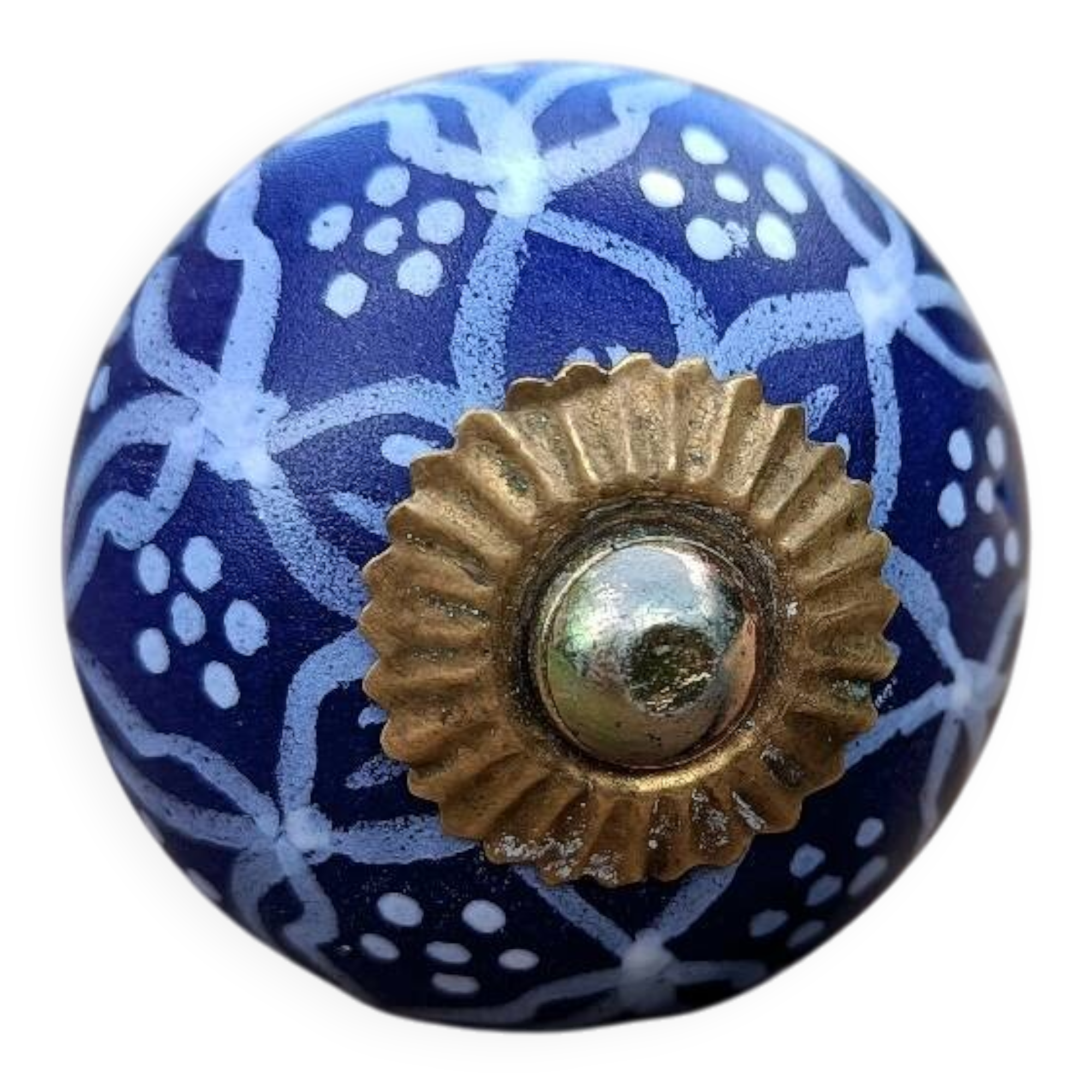 Genuine stoneware door knobs