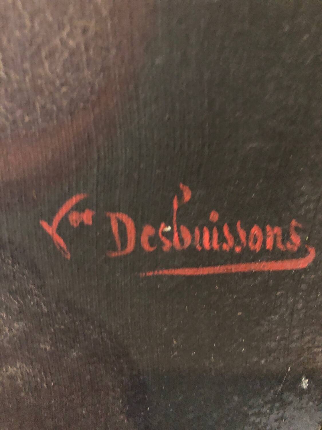 Portrait of a man, oil on canvas, 19th century