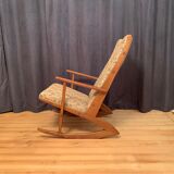 Model 97 rocking chair by Holger Georg Jensen, Tønder Møbelværk, Denmark, 1950s