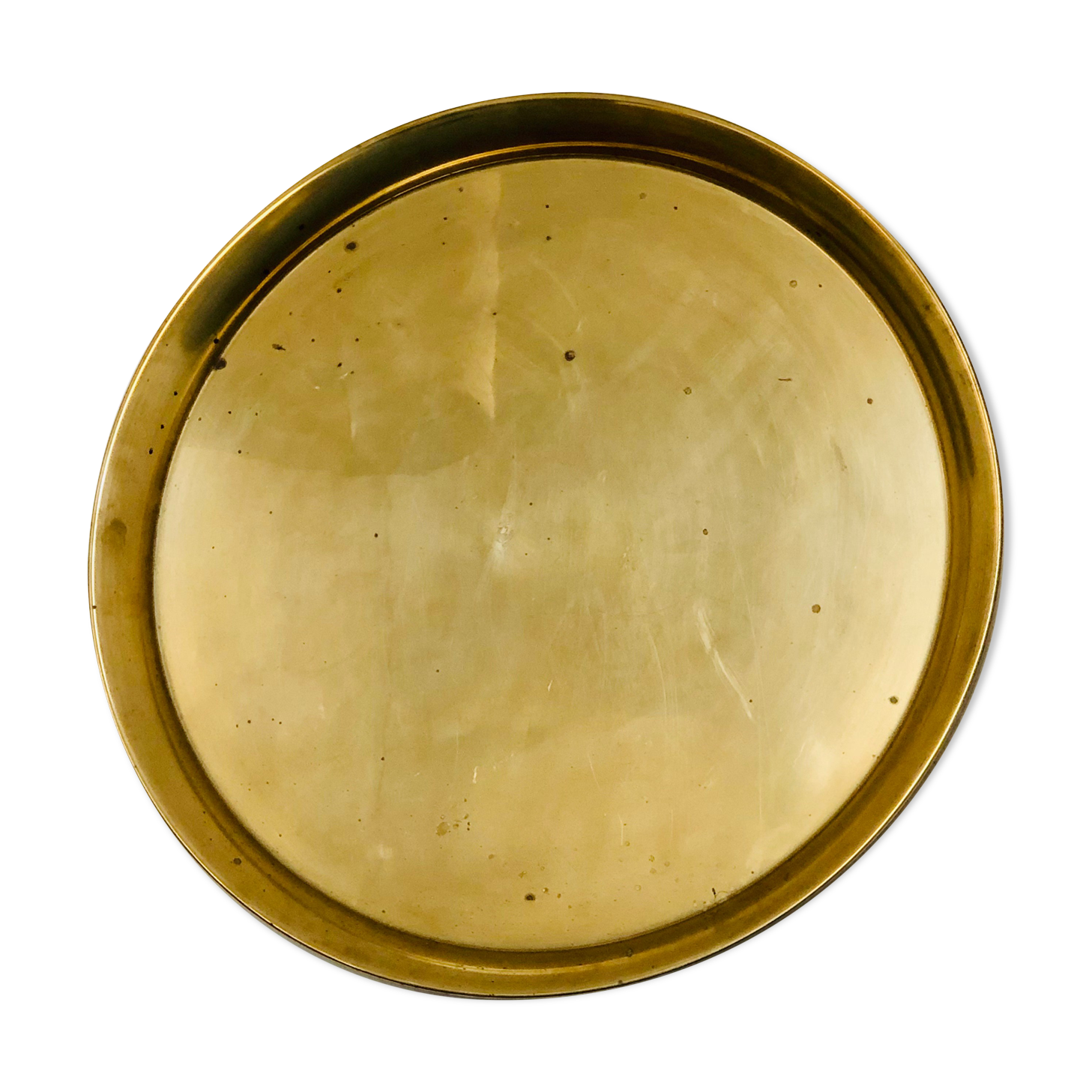 Vintage brass tray D57cm