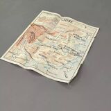 Old double-sided school map, Rossignol edition