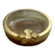 Ashtray or empty pocket in marble and brass