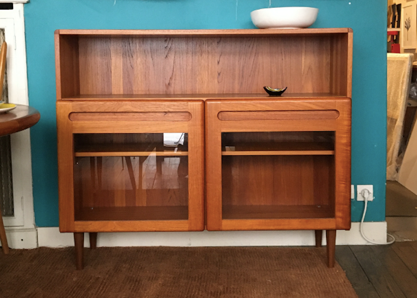 Meuble haut scandinave en teck