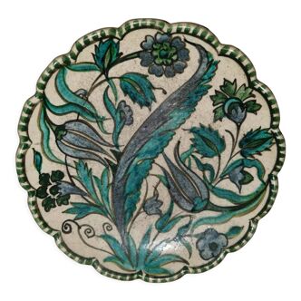 Ceramic Raoul Lachenal decor iznik epoque art deco