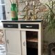 Sideboard sliding doors formica tray