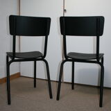 Pair of re-visited old school chairs