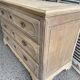 Raw wood chest of drawers
