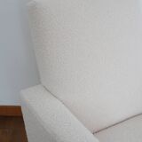 Paire de fauteuil bouclette 60's