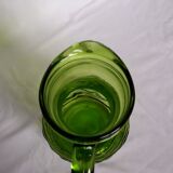 Pichet carafe à orangeade d'Italie en verre vert