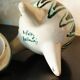 Charles Voltz Vallauris tripod ceramic pot
