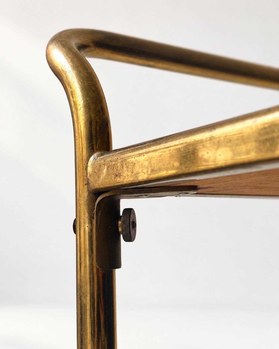 Vintage Brass Serving Trolley