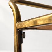 Chariot de service en laiton vintage