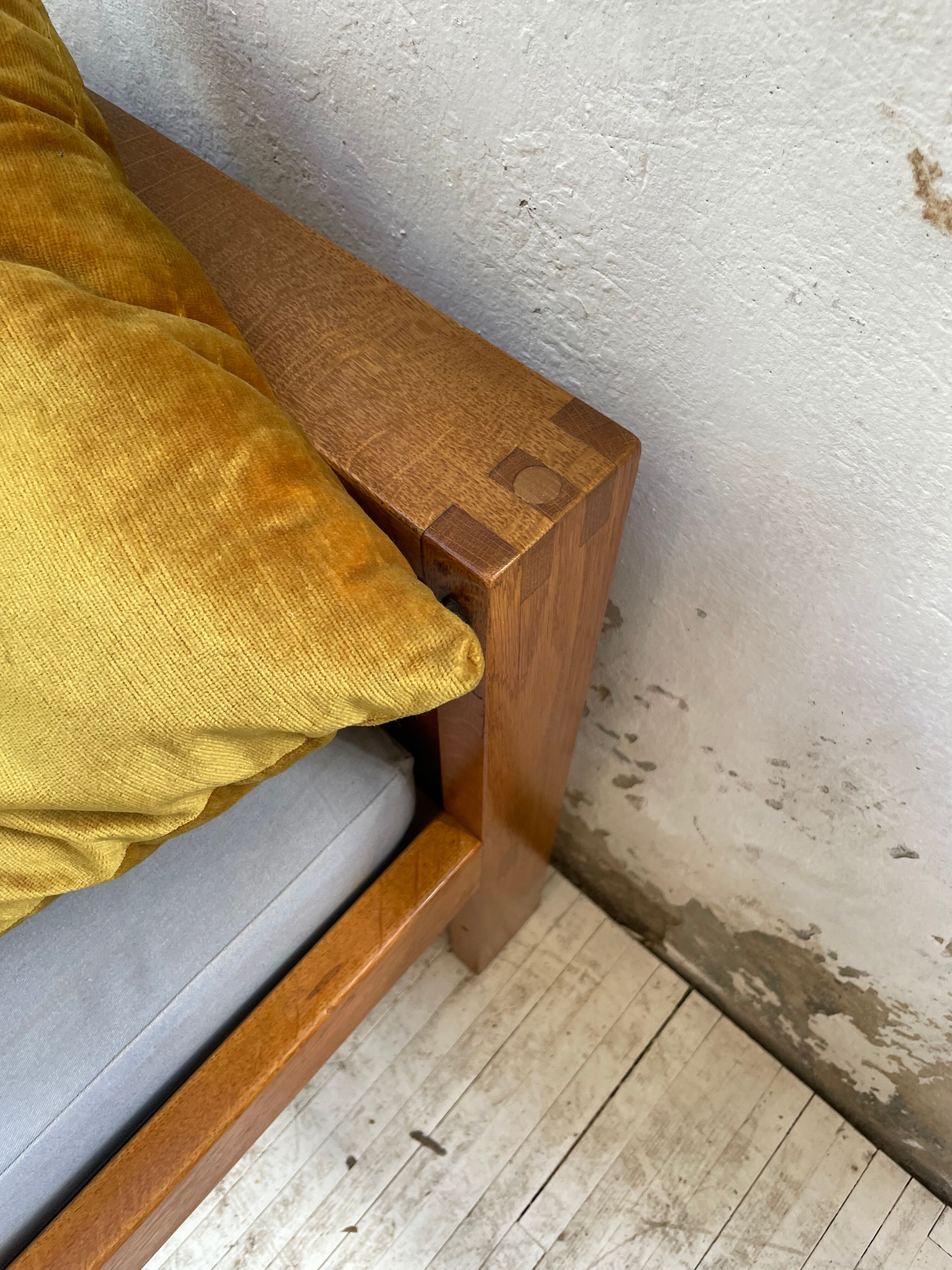 Daybed bed L06A in solid elm Chapo