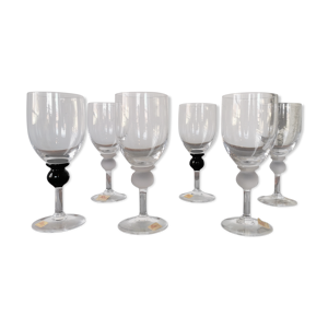 set de 6 verres à vin