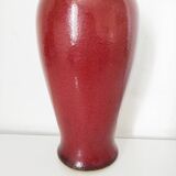 Chinese red ceramic vase 23 cm