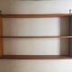 Wall mounted floor wired wood and metal string 1960