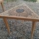 Beautiful pair of antique marquetry bedside tables.