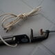Black articulated architect lamp 70s