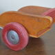 Dejou wood toy, horse and trailer