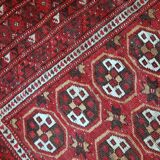 Tapis vintage fait main Gabbeh du Moyen-Orient 140cm x 215cm (1960s)