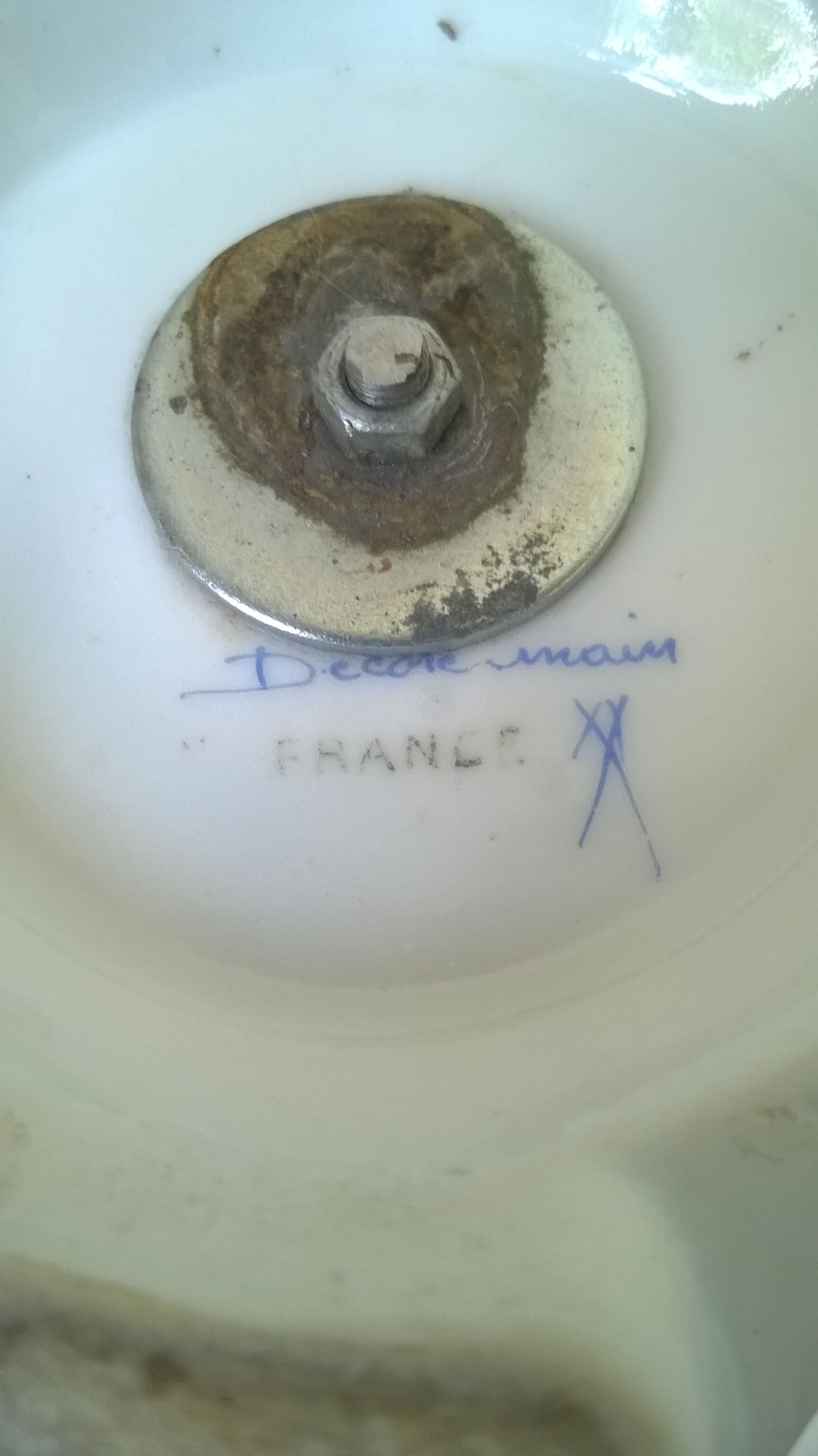 Old Paris porcelain chandelier