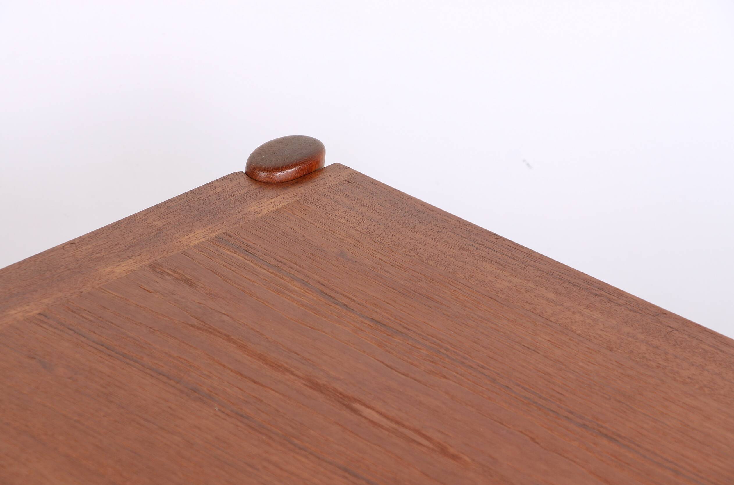 Danish square teak coffee table with reversible top 1960.