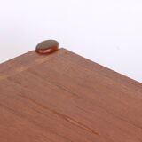 Danish square teak coffee table with reversible top 1960.