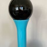 Italian blue opaline design vase