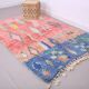 Vintage Moroccan Rug 154 x 231 cm - Abstract Berber Rug - Wool Rug Handmade