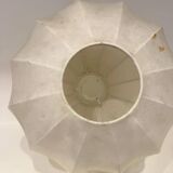 Table lamp from around 1960 with two original cocoon shades