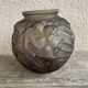 Art Deco frosted glass ball vase.