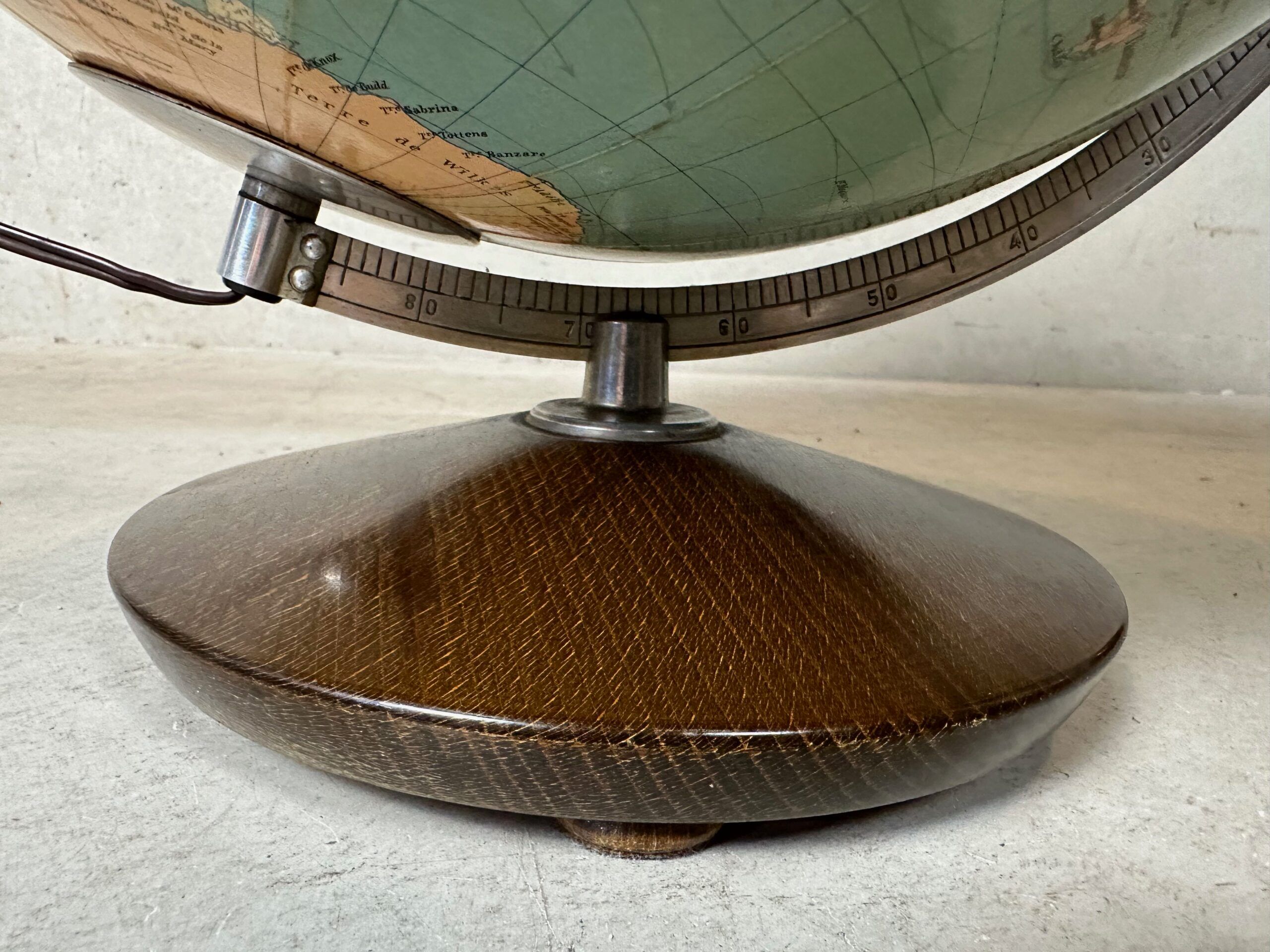 Globe vintage 'Colomb' / éclairage – verre