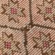 Beige & Brown Star Pattern Kilim Rug, 166x300Cm