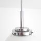 Suspension / chandelier brewery - Large opaline globe 30 cm -Italy 70s