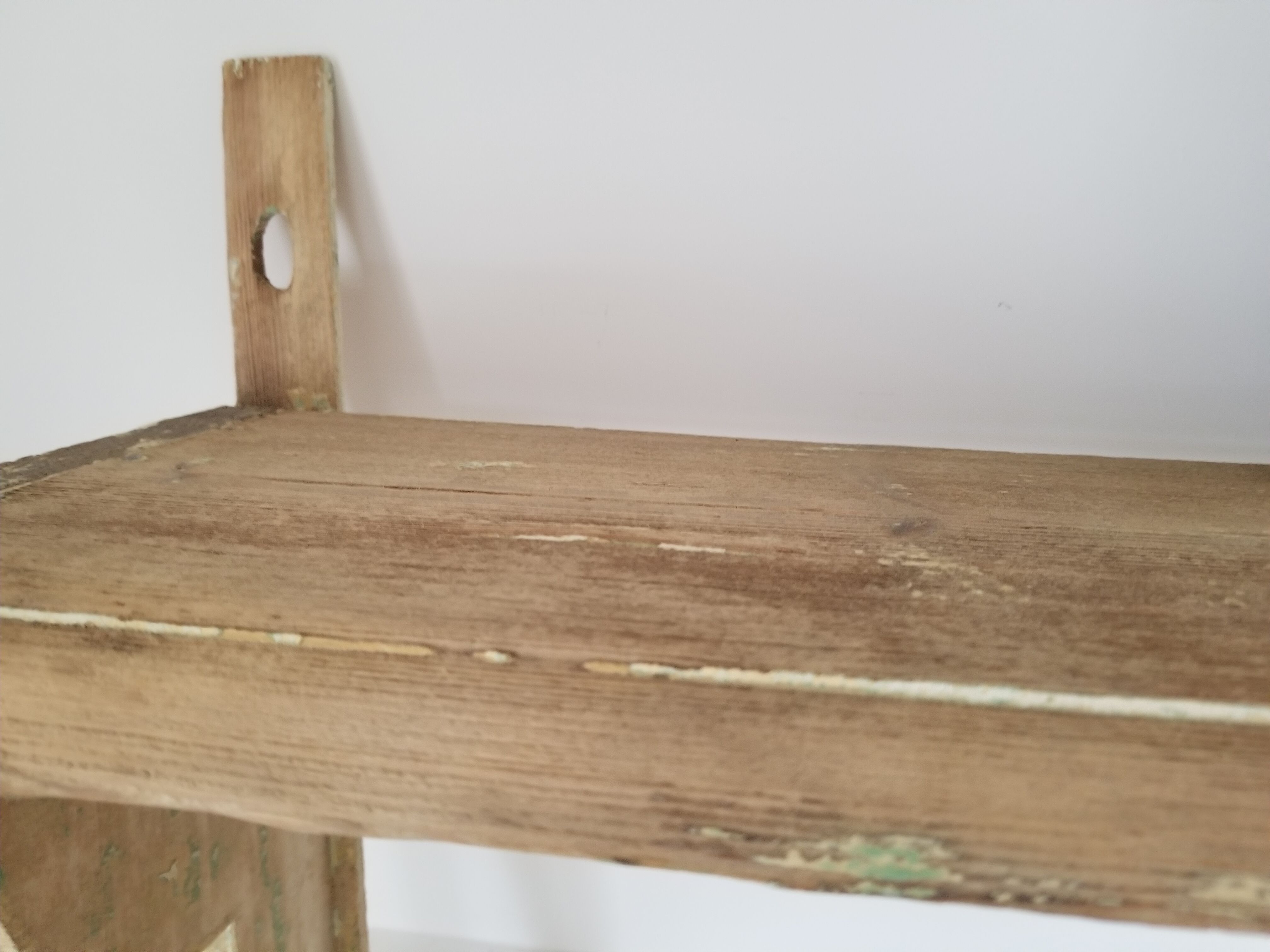 Wooden shelf