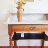 Old and beautiful marble console