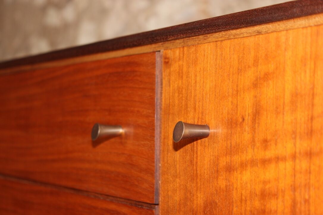 Vintage Scandinavian style teak sideboard by Younger, 60s