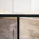 Square mirrored glass coffee table by Nanda Vigo for Acerbis, 1970s.