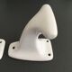Paire de patères en porcelaine blanche rétro