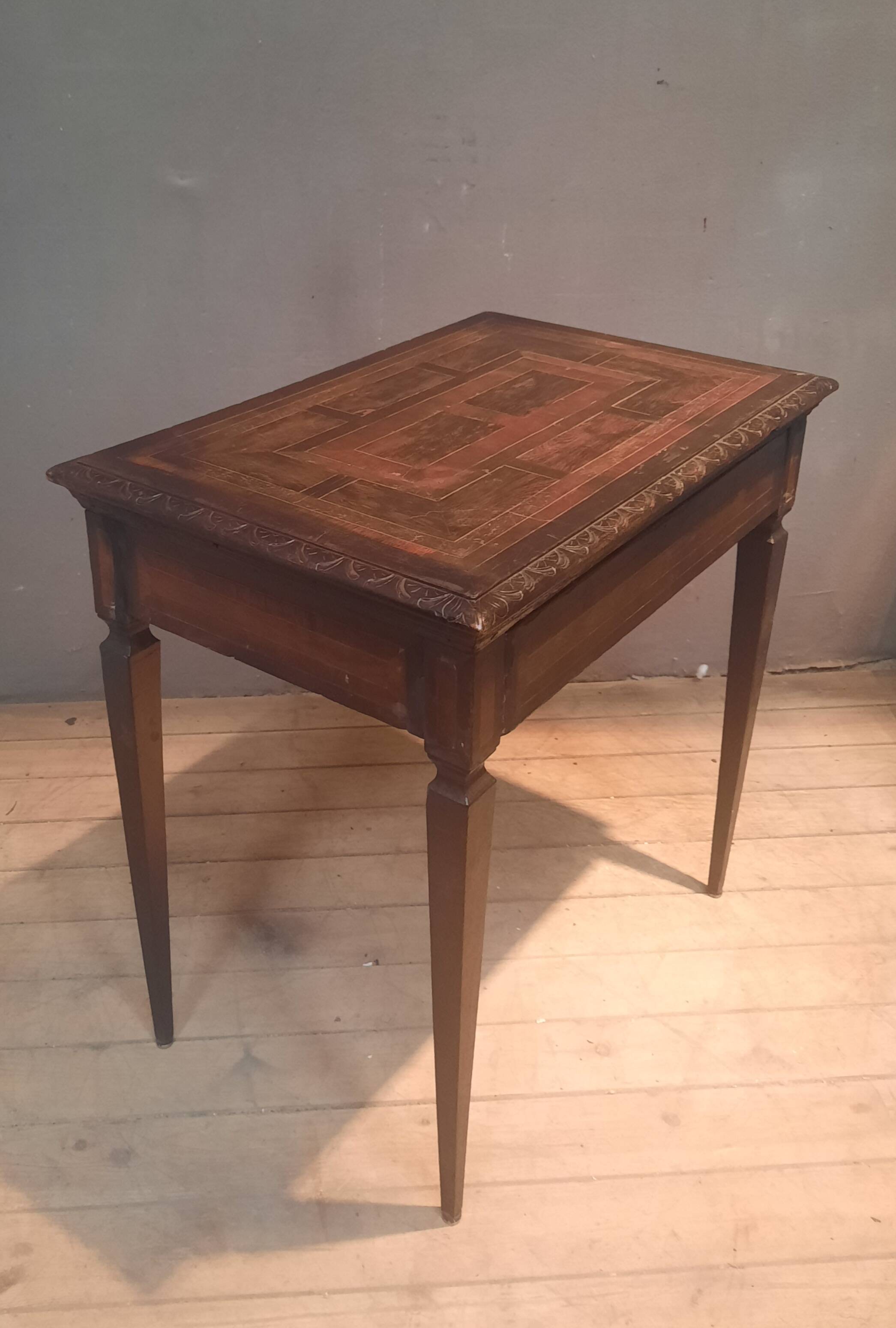 Table rectangulaire d esprit Louis XIV
