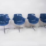 Set of 4 Jorgen Kastholm chairs. Denmark