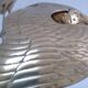 Two solid brass XL birds H. 48 cm