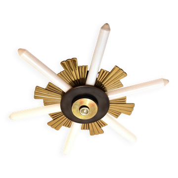 Lampe de plafond en bronze Art Déco par Fog&Mørup, design danois
